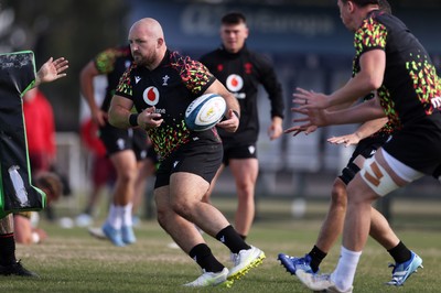 080726 - Wales Rugby train in Argentina for their second game of the Nations Championship - Dillon Lewis during training