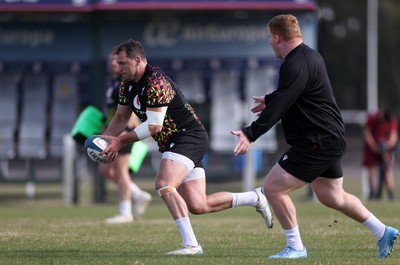 080726 - Wales Rugby train in Argentina for their second game of the Nations Championship - Ryan Elias during training