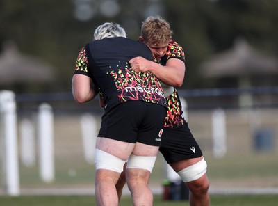 080726 - Wales Rugby train in Argentina for their second game of the Nations Championship - Jac Morgan during training