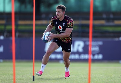 080726 - Wales Rugby train in Argentina for their second game of the Nations Championship - Kieran Hardy during training