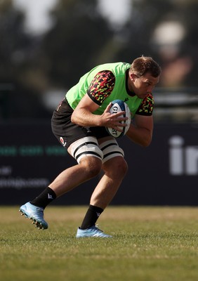 080726 - Wales Rugby train in Argentina for their second game of the Nations Championship - Ben Carter during training