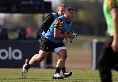 080726 - Wales Rugby train in Argentina for their second game of the Nations Championship - Ben Warren during training
