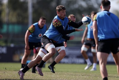 080726 - Wales Rugby train in Argentina for their second game of the Nations Championship - Alex Mann during training