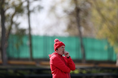 080726 - Wales Rugby train in Argentina for their second game of the Nations Championship - Steve Tandy, Head Coach during training