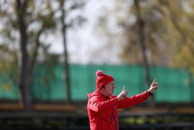 080726 - Wales Rugby train in Argentina for their second game of the Nations Championship - Steve Tandy, Head Coach during training