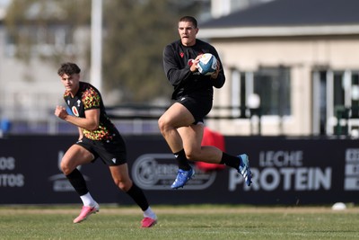 080726 - Wales Rugby train in Argentina for their second game of the Nations Championship - Joe Hawkins during training