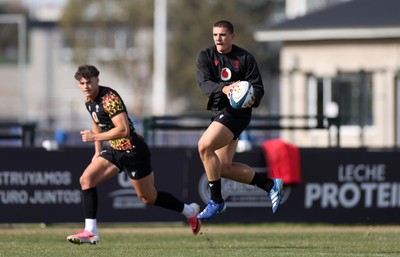 080726 - Wales Rugby train in Argentina for their second game of the Nations Championship - Joe Hawkins during training