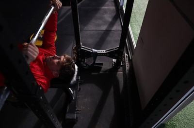 080726 - Wales Rugby train in Argentina for their second game of the Nations Championship - Dan Edwards during training