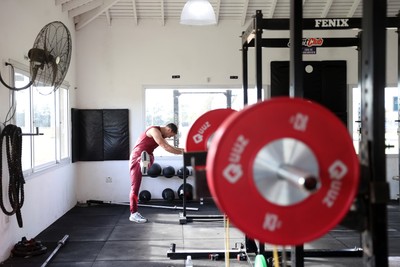 080726 - Wales Rugby train in Argentina for their second game of the Nations Championship - Tomos Williams during training