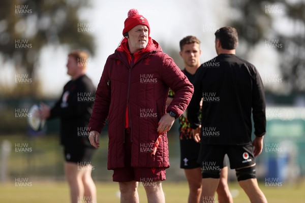 080726 - Wales Rugby train in Argentina for their second game of the Nations Championship - Steve Tandy, Head Coach during training