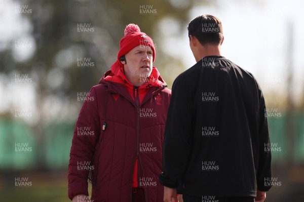 080726 - Wales Rugby train in Argentina for their second game of the Nations Championship - Steve Tandy, Head Coach during training