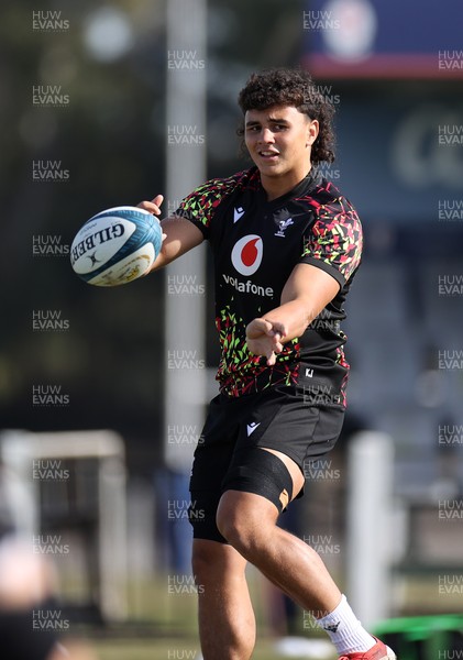 080726 - Wales Rugby train in Argentina for their second game of the Nations Championship - Kane James during training