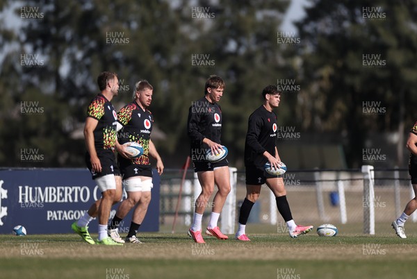 080726 - Wales Rugby train in Argentina for their second game of the Nations Championship - Ellis Mee during training