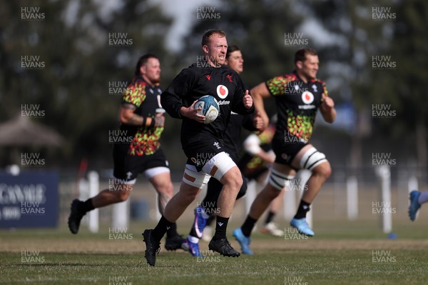 080726 - Wales Rugby train in Argentina for their second game of the Nations Championship - Tommy Reffell during training