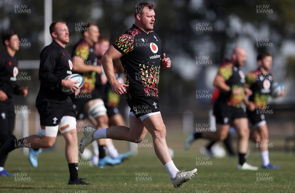 080726 - Wales Rugby train in Argentina for their second game of the Nations Championship - Dewi Lake during training