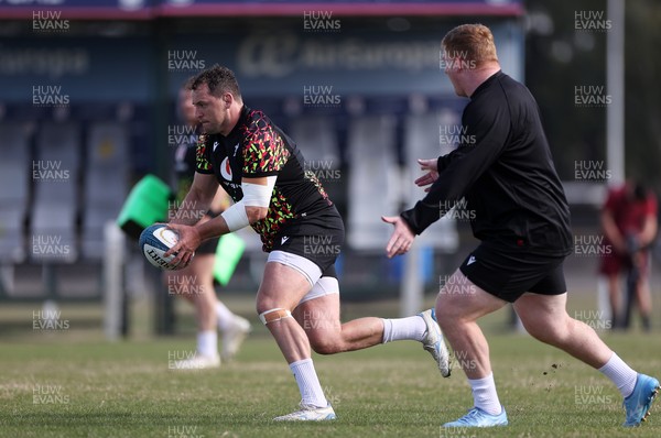 080726 - Wales Rugby train in Argentina for their second game of the Nations Championship - Ryan Elias during training