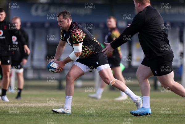 080726 - Wales Rugby train in Argentina for their second game of the Nations Championship - Ryan Elias during training