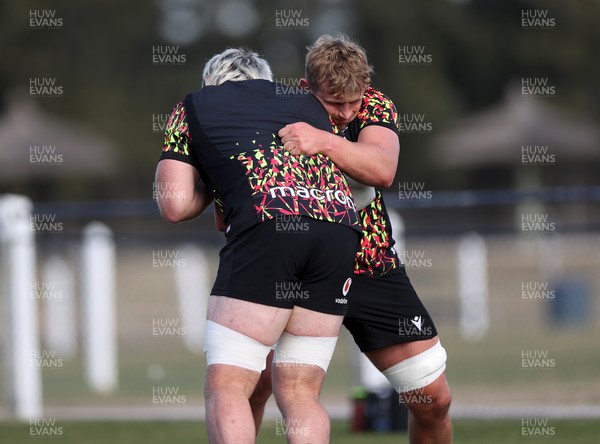 080726 - Wales Rugby train in Argentina for their second game of the Nations Championship - Jac Morgan during training