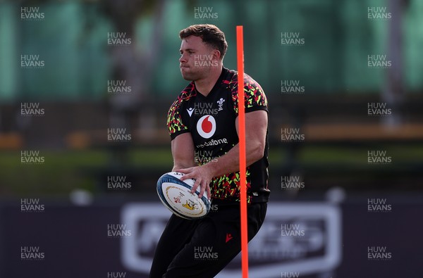 080726 - Wales Rugby train in Argentina for their second game of the Nations Championship - Mason Grady during training