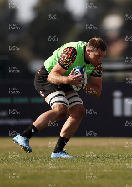 080726 - Wales Rugby train in Argentina for their second game of the Nations Championship - Ben Carter during training