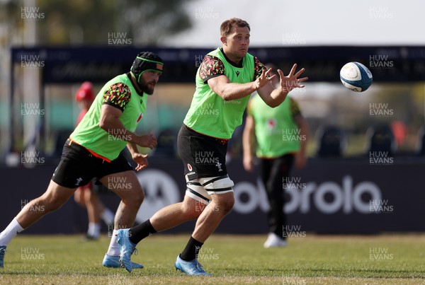 080726 - Wales Rugby train in Argentina for their second game of the Nations Championship - Ben Carter during training