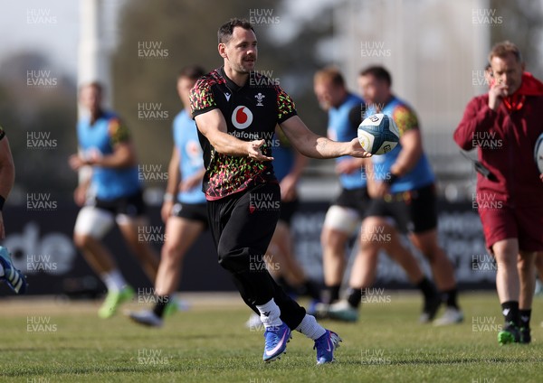 080726 - Wales Rugby train in Argentina for their second game of the Nations Championship - Tomos Williams during training