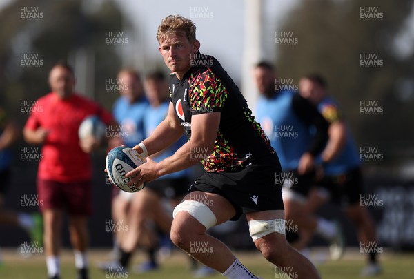 080726 - Wales Rugby train in Argentina for their second game of the Nations Championship - Jac Morgan during training