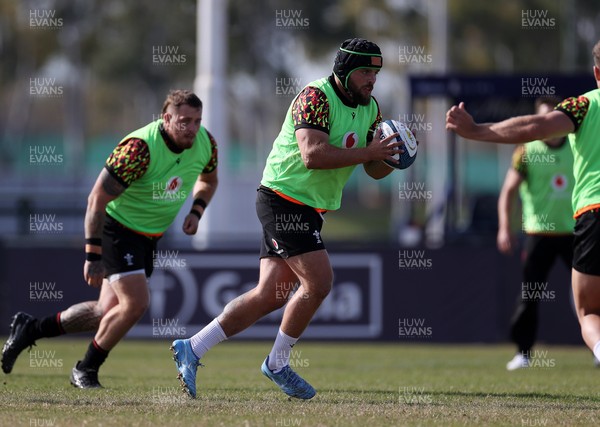 080726 - Wales Rugby train in Argentina for their second game of the Nations Championship - Nicky Smith during training