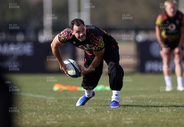 080726 - Wales Rugby train in Argentina for their second game of the Nations Championship - Tomos Williams during training