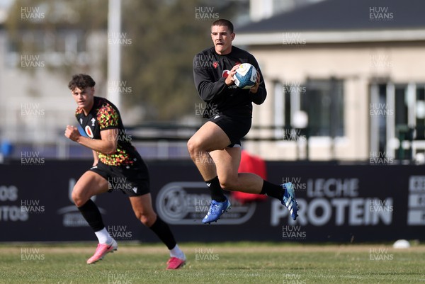 080726 - Wales Rugby train in Argentina for their second game of the Nations Championship - Joe Hawkins during training