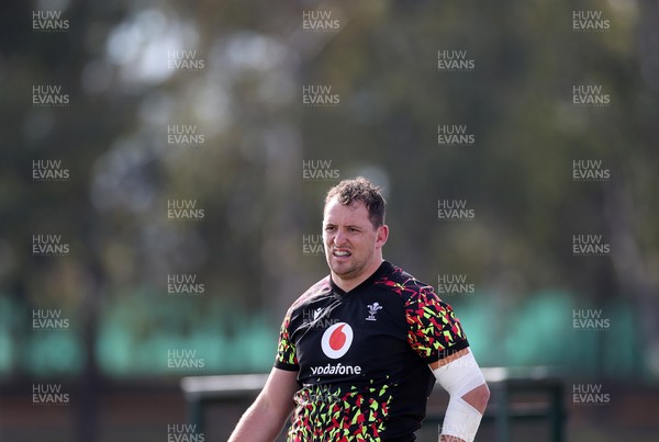080726 - Wales Rugby train in Argentina for their second game of the Nations Championship - Ryan Elias during training