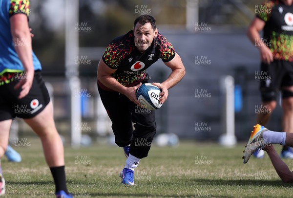 080726 - Wales Rugby train in Argentina for their second game of the Nations Championship - Tomos Williams during training