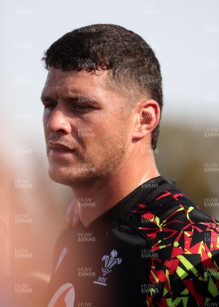 080726 - Wales Rugby train in Argentina for their second game of the Nations Championship - James Botham during training