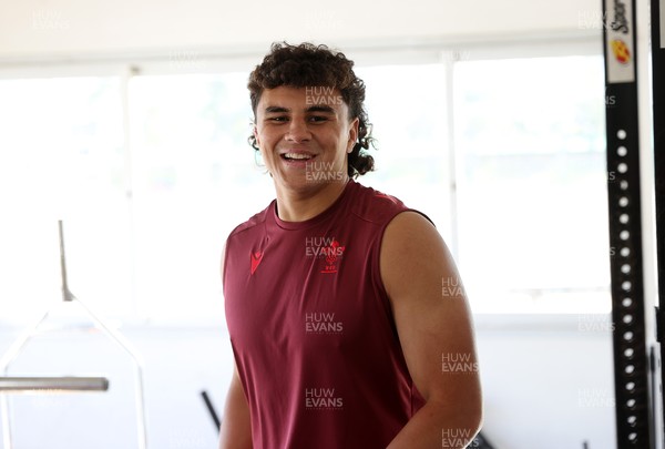 080726 - Wales Rugby train in Argentina for their second game of the Nations Championship - Kane James during training