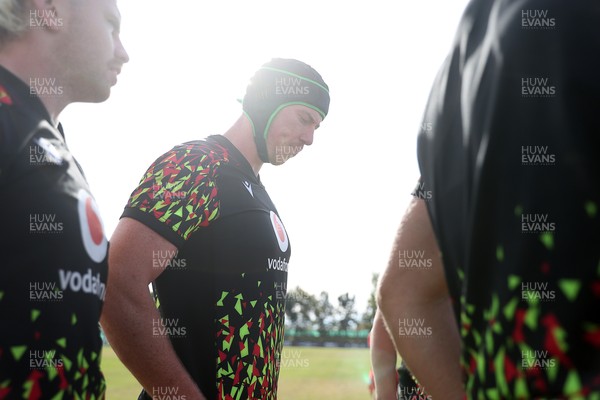 080726 - Wales Rugby train in Argentina for their second game of the Nations Championship - Adam Beard during training