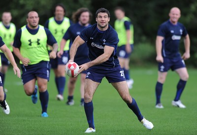 08.08.11 - Wales Rugby Training - Mike Phillips during training. 