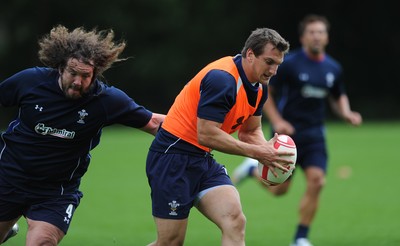 08.08.11 - Wales Rugby Training - Sam Warburton during training. 