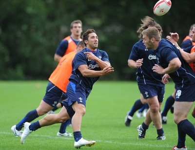 08.08.11 - Wales Rugby Training - Gavin Henson during training. 