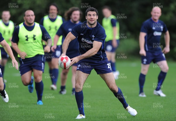 08.08.11 - Wales Rugby Training - Mike Phillips during training. 