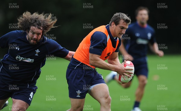 08.08.11 - Wales Rugby Training - Sam Warburton during training. 