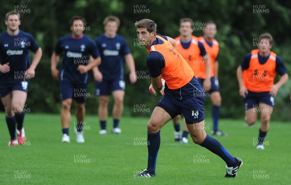 08.08.11 - Wales Rugby Training - Luke Charteris during training. 