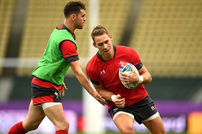 081019 - Wales Rugby Training - Liam Williams during training