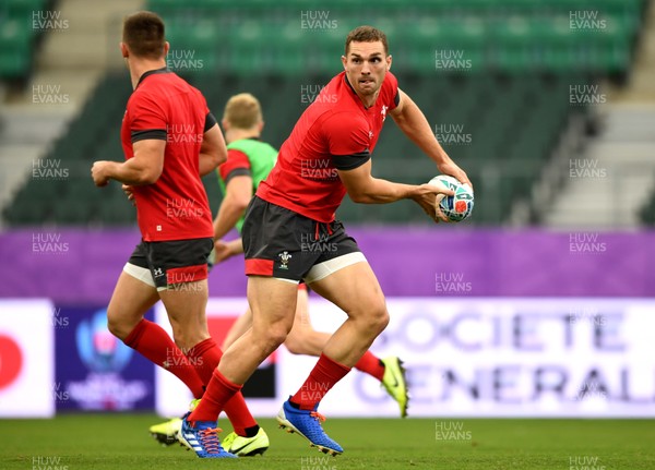 081019 - Wales Rugby Training - George North during training