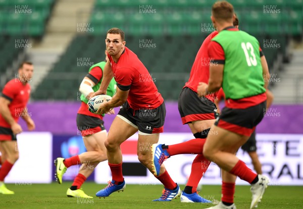081019 - Wales Rugby Training - George North during training