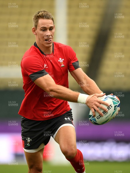 081019 - Wales Rugby Training - Liam Williams during training