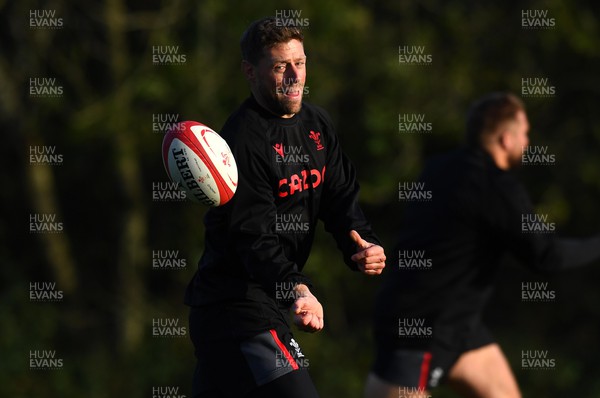 081122 - Wales Rugby Training - Rhys Priestland during training