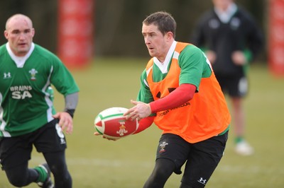 09.02.10 - Wales Rugby Training - Shane Williams during training. 