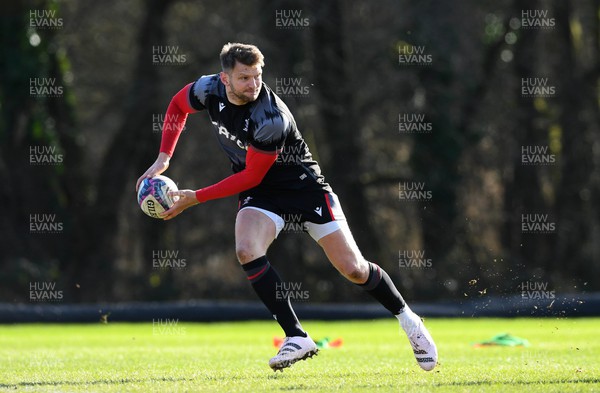 090223 - Wales Rugby Training - Dan Biggar during training