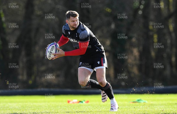 090223 - Wales Rugby Training - Dan Biggar during training