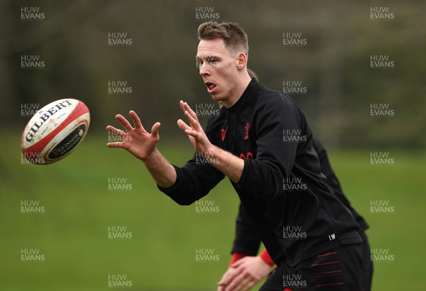 090322 - Wales Rugby Training - Liam Williams during training